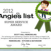 2012 Angie's list super service award